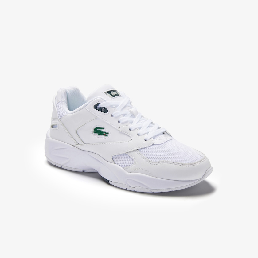 Tenis Lacoste Storm 96 LO Textile and Leather Mujer Blancos | JY8-08400R6
