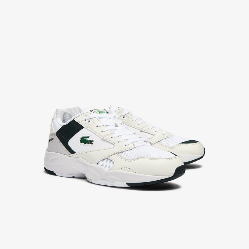 Tenis Lacoste Storm 96 Lo Mesh Colour-Pop Hombre Blancos | VF3-84078B5