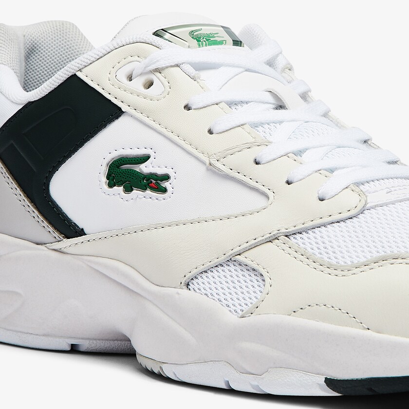 Tenis Lacoste Storm 96 Lo Mesh Colour-Pop Hombre Blancos | VF3-84078B5