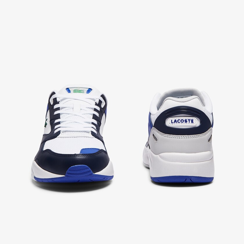 Tenis Lacoste Storm 96 Lo Mesh Colour-Pop Hombre Blancos Azul Marino | QV7-77247Y4