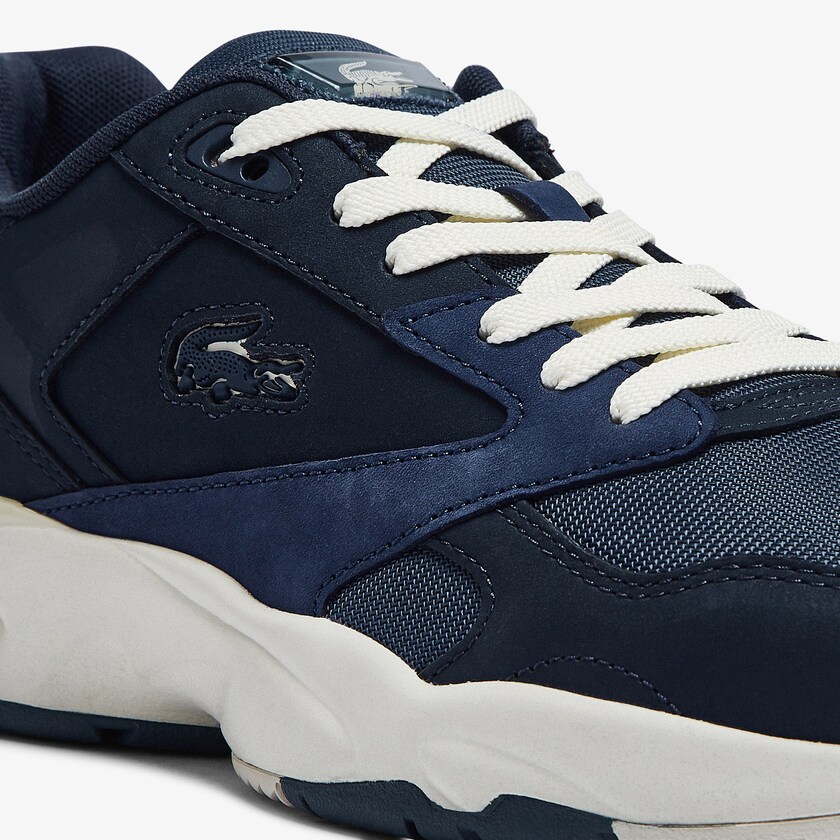 Tenis Lacoste Storm 96 Lo Nubuck Leather Hombre Azul Marino | HL1-86538W8