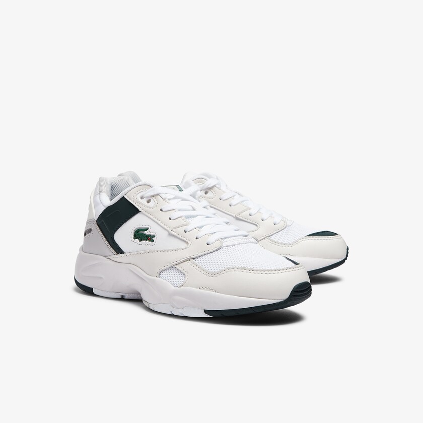 Tenis Lacoste Storm 96 Lo Synthetic and Leather Mujer Blancos | CB3-34993J7