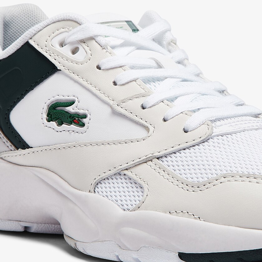 Tenis Lacoste Storm 96 Lo Synthetic and Leather Mujer Blancos | CB3-34993J7