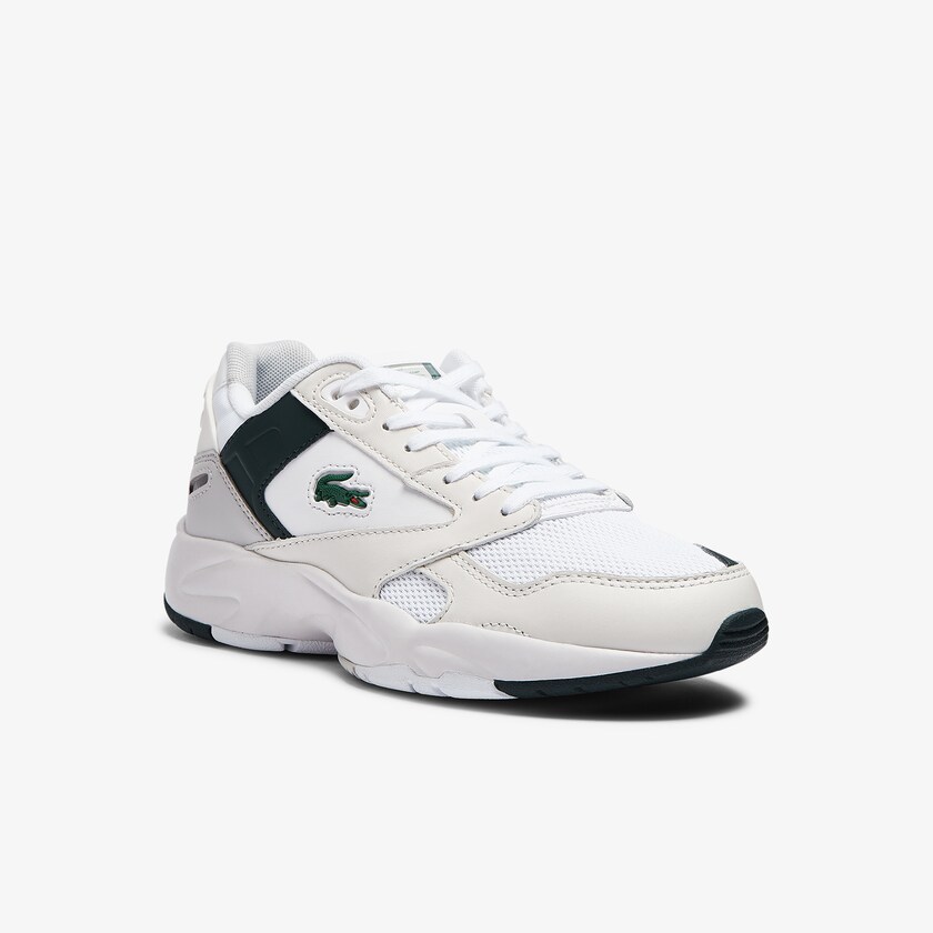 Tenis Lacoste Storm 96 Lo Synthetic and Leather Mujer Blancos | CB3-34993J7