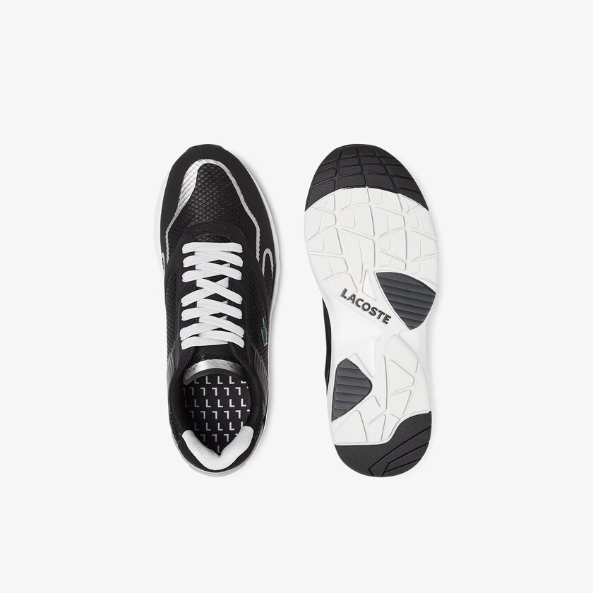 Tenis Lacoste Storm 96 Nano Textile Hombre Negros Grises Claro | ZR6-53865C0