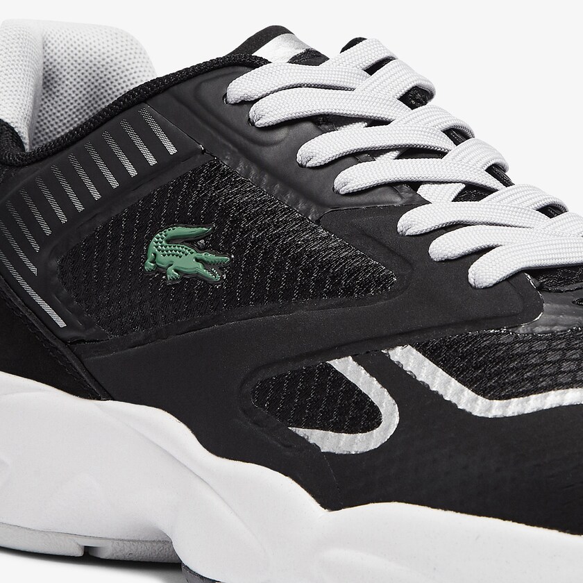 Tenis Lacoste Storm 96 Nano Textile Hombre Negros Grises Claro | ZR6-53865C0