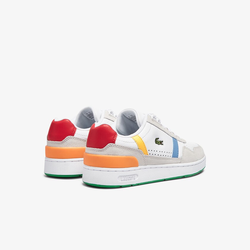 Tenis Lacoste T-Clip x Polaroid Hombre Blancos Verdes | AR3-31263V9