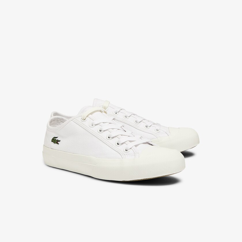 Tenis Lacoste Topskill Canvas Mujer Blancos Blancos | YV9-97219B1