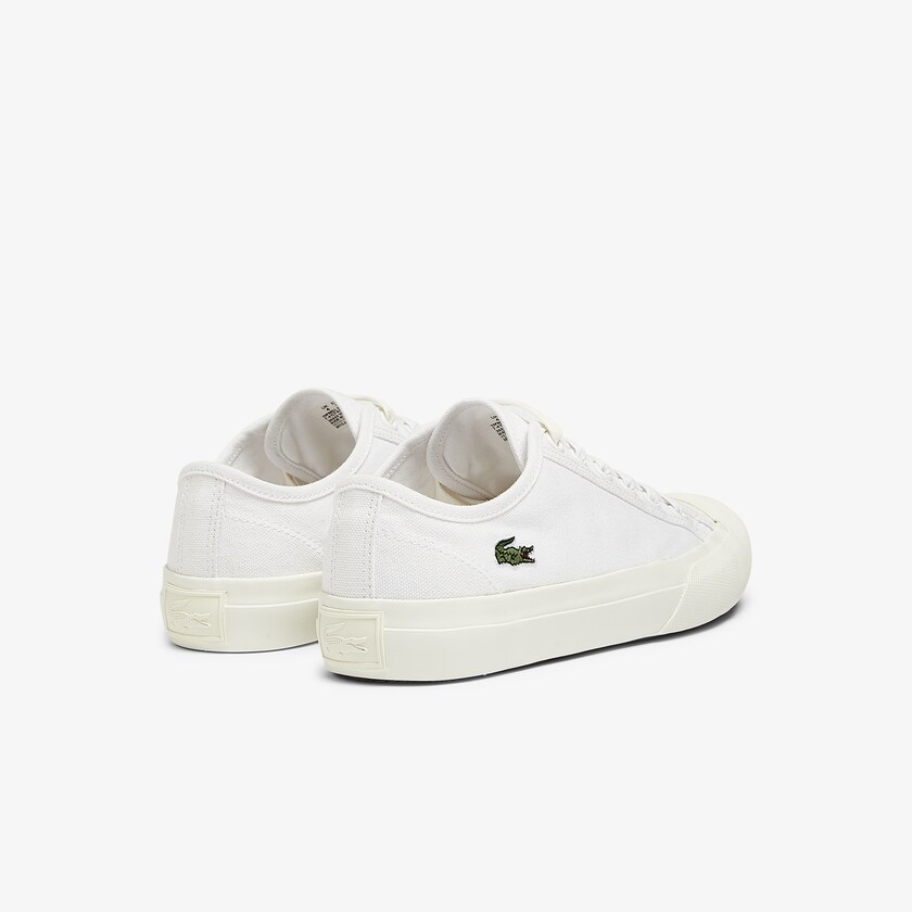 Tenis Lacoste Topskill Canvas Mujer Blancos Blancos | YV9-97219B1