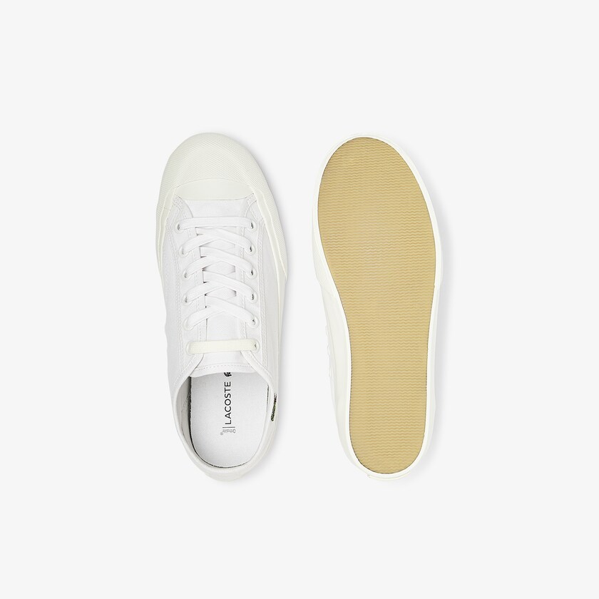 Tenis Lacoste Topskill Canvas Mujer Blancos Blancos | YV9-97219B1