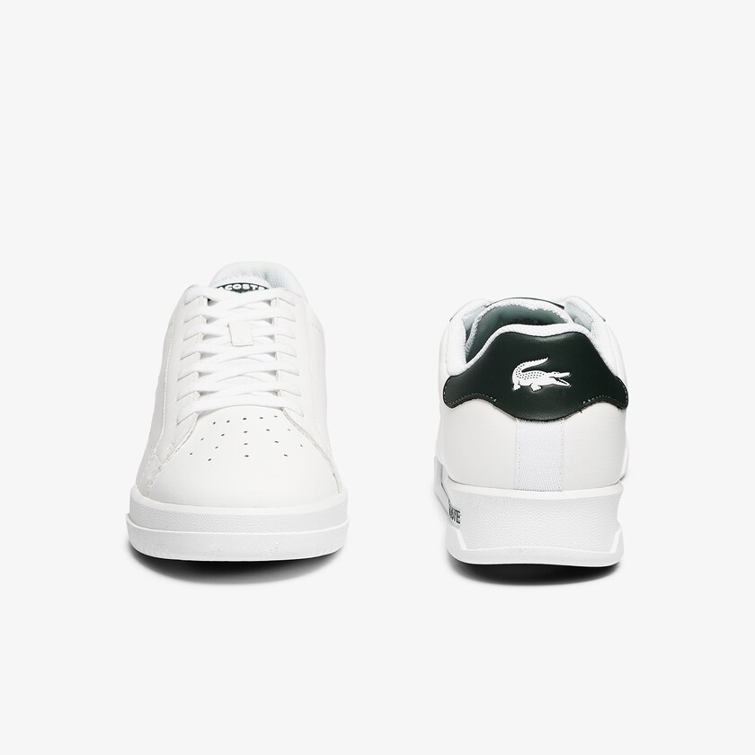 Tenis Lacoste Twin Serve Leather Colour-Pop Hombre Blancos | YE4-92749K9