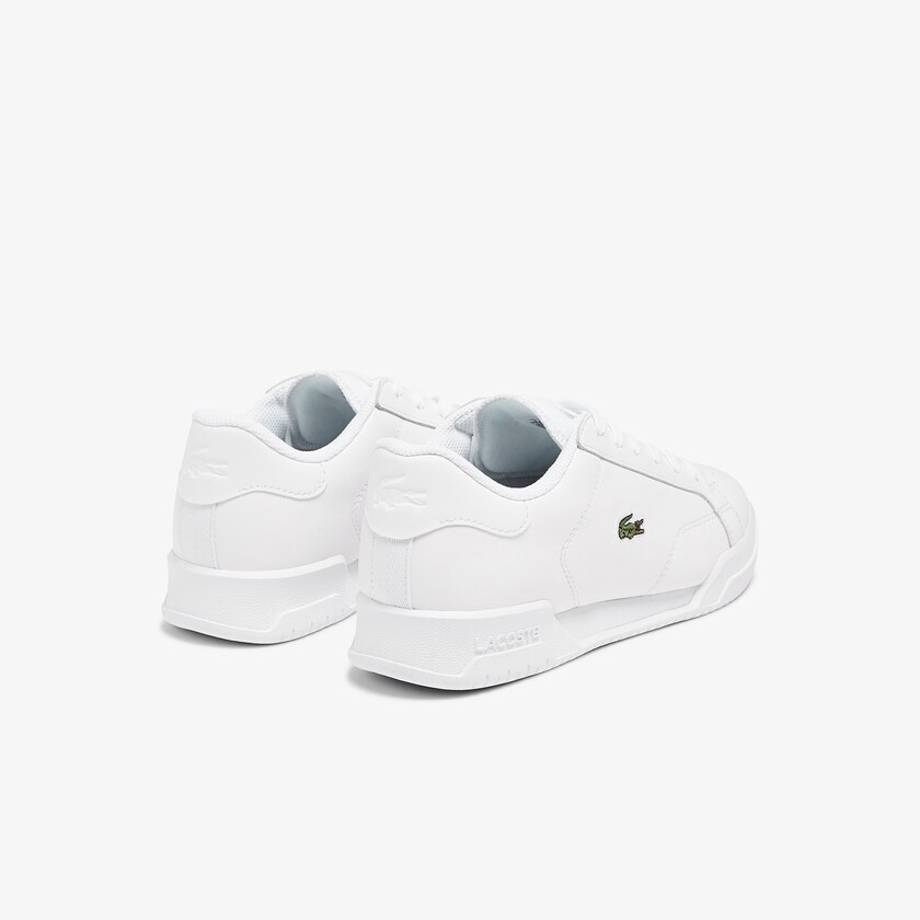 Tenis Lacoste Twin Serve Leather Cupsole Mujer Blancos | JW8-34013Q9