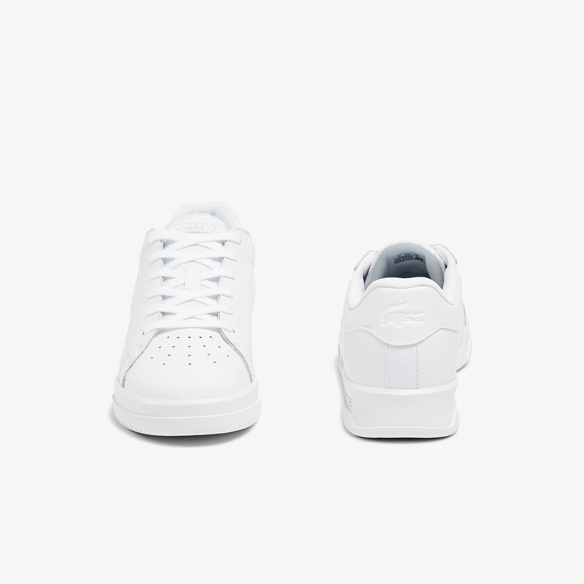 Tenis Lacoste Twin Serve Leather Cupsole Mujer Blancos | JW8-34013Q9