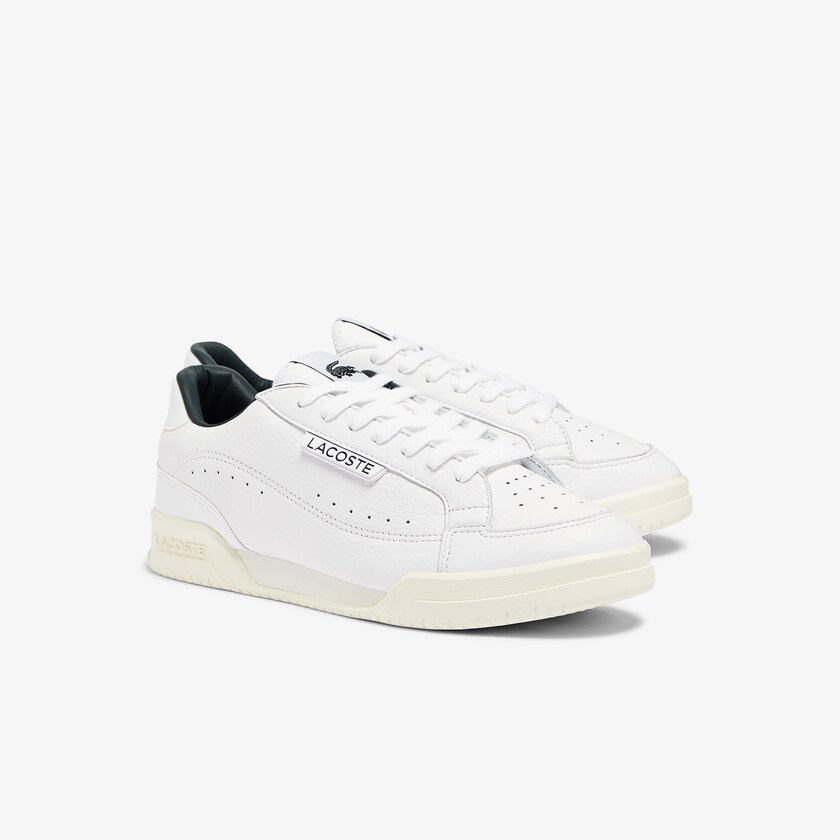 Tenis Lacoste Twin Serve Luxe Leather Hombre Blancos | SF4-68886F5