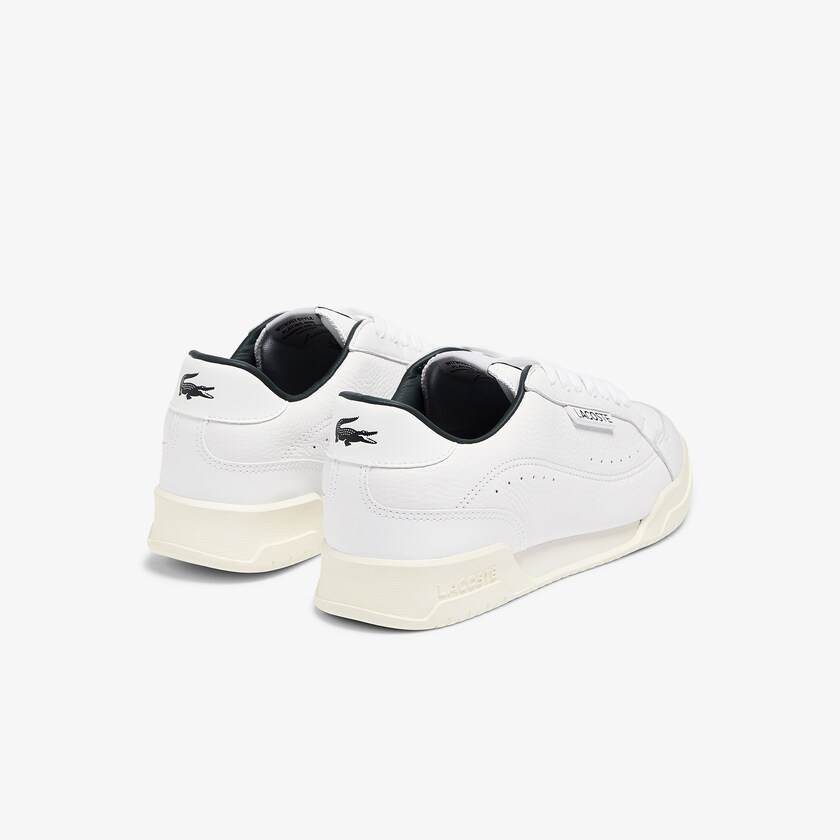 Tenis Lacoste Twin Serve Luxe Leather Hombre Blancos | SF4-68886F5