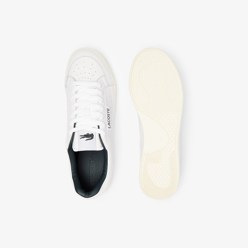 Tenis Lacoste Twin Serve Luxe Leather Hombre Blancos | SF4-68886F5