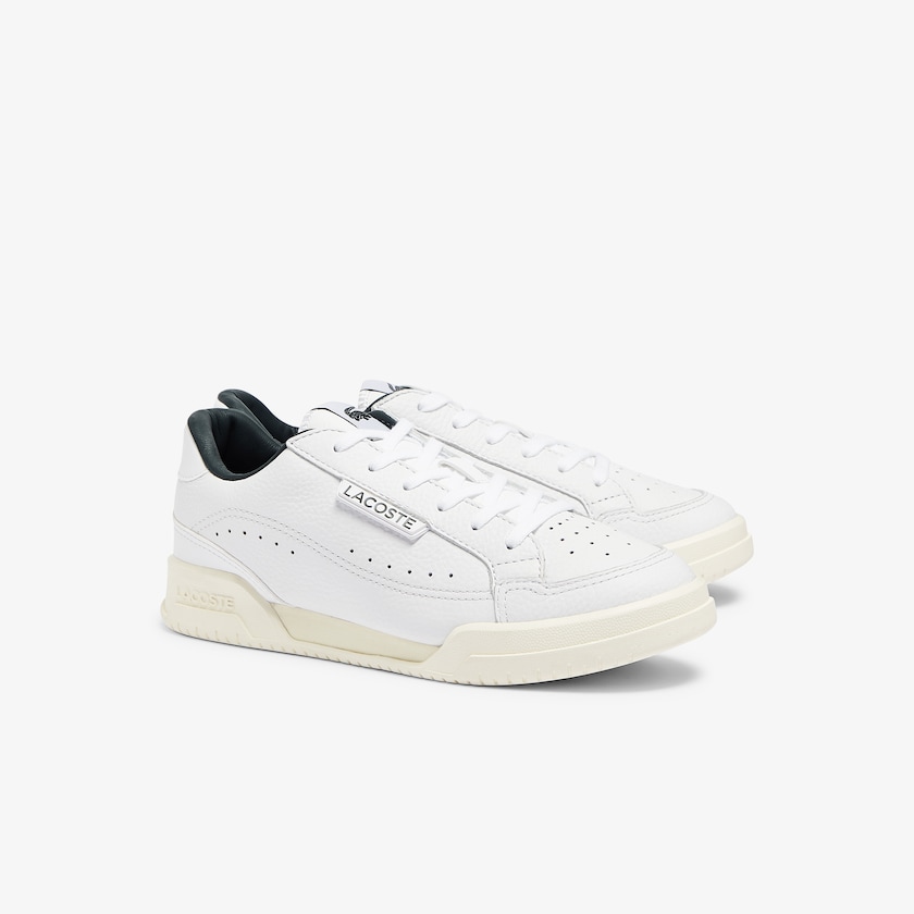 Tenis Lacoste Twin Serve Luxe Leather and Synthetic Mujer Blancos | UY6-26882D1