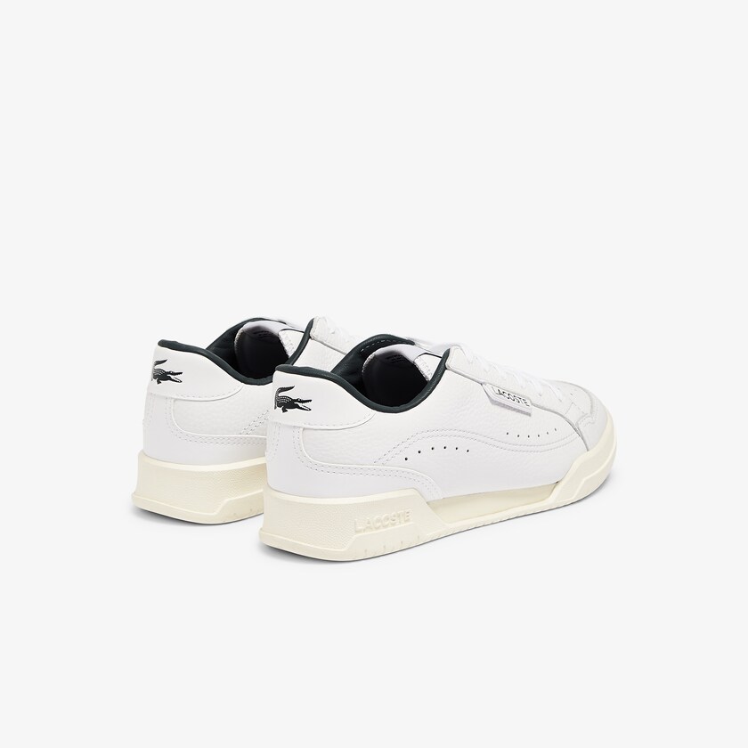 Tenis Lacoste Twin Serve Luxe Leather and Synthetic Mujer Blancos | UY6-26882D1