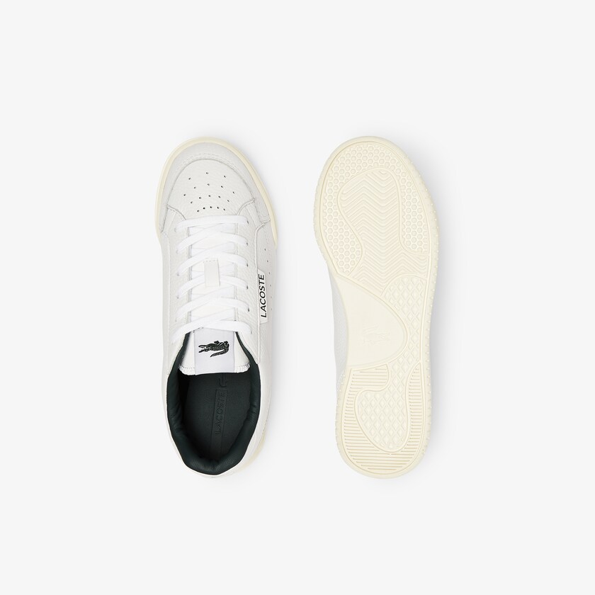 Tenis Lacoste Twin Serve Luxe Leather and Synthetic Mujer Blancos | UY6-26882D1