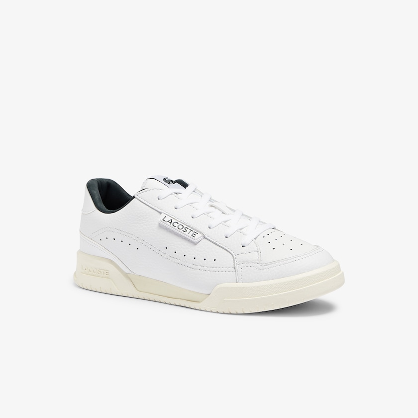 Tenis Lacoste Twin Serve Luxe Leather and Synthetic Mujer Blancos | UY6-26882D1