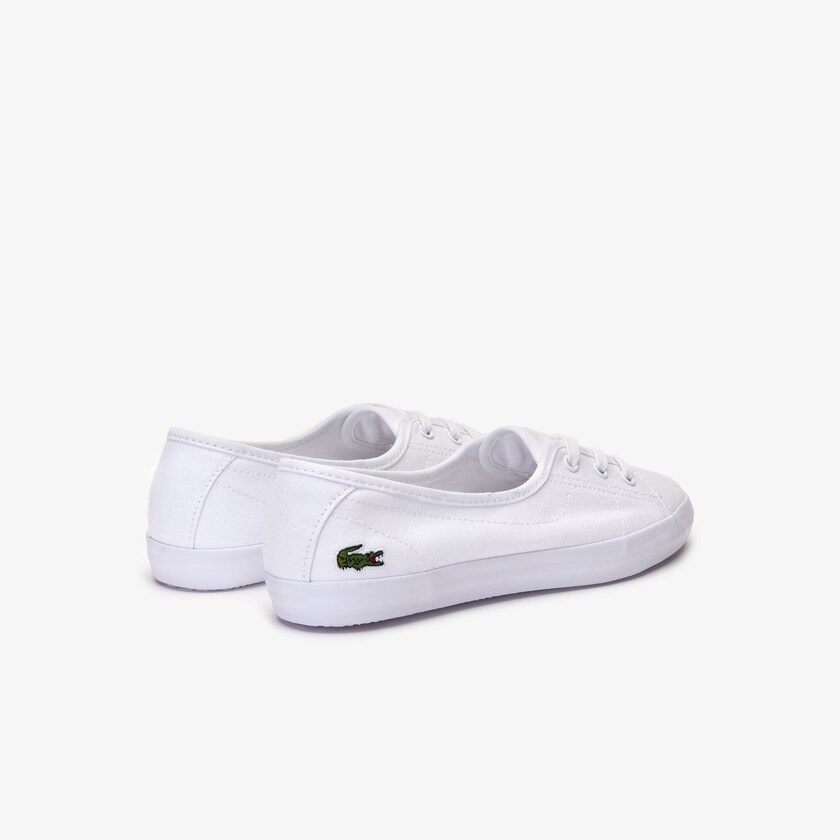 Tenis Lacoste Ziane Chunky Canvas Mujer Blancos | HO8-92379H5