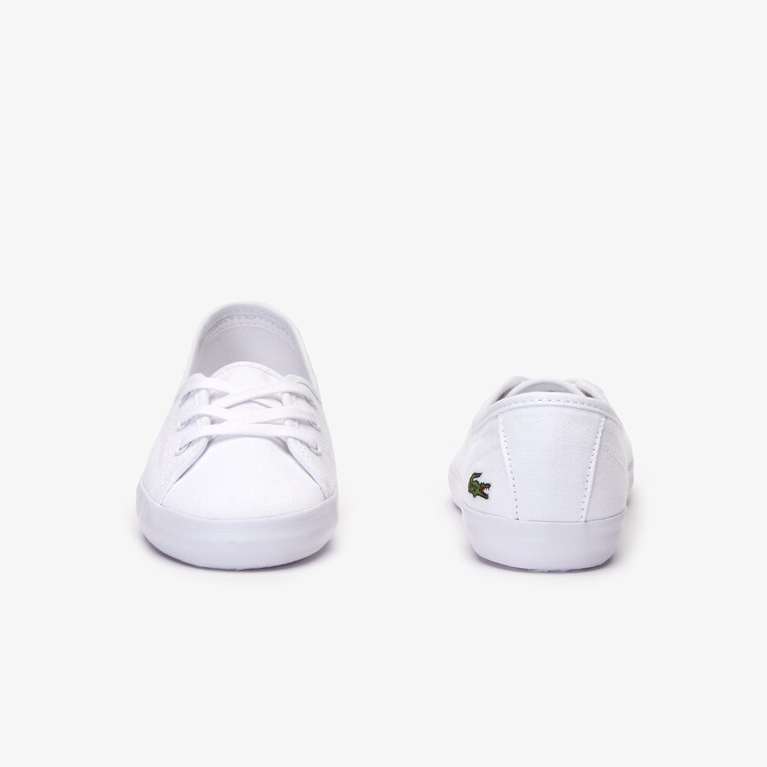 Tenis Lacoste Ziane Chunky Canvas Mujer Blancos | HO8-92379H5