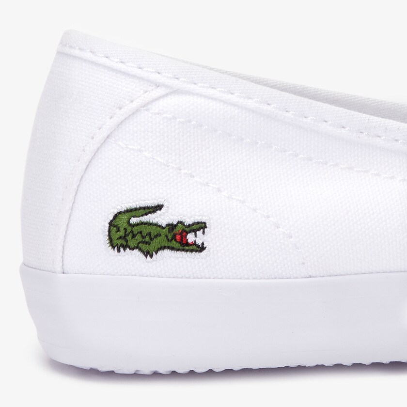 Tenis Lacoste Ziane Chunky Canvas Mujer Blancos | HO8-92379H5
