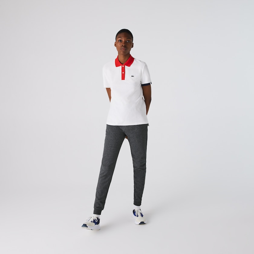 Pantalones Deportivos Lacoste SPORT Tennis Fleece Mujer Grises | VY3-30543V2