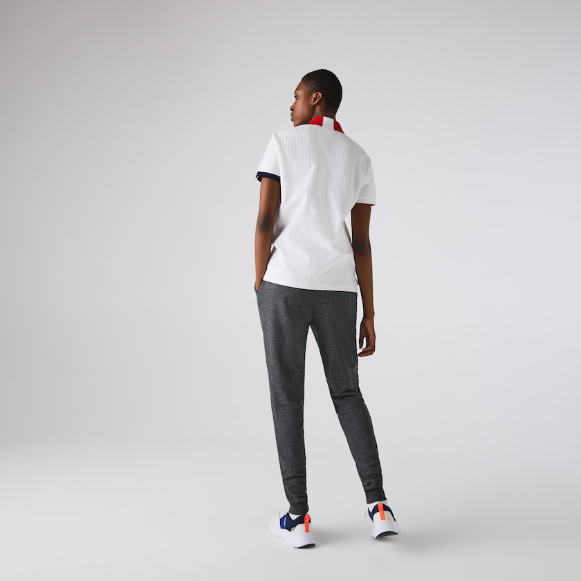 Pantalones Deportivos Lacoste SPORT Tennis Fleece Mujer Grises | VY3-30543V2
