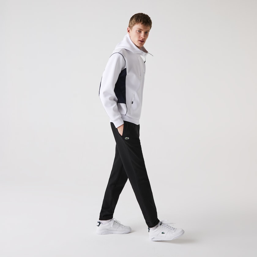 Pantalones Deportivos Lacoste SPORT Tennis in fleece Hombre Negros | DJ4-74777B7