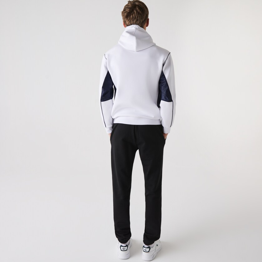 Pantalones Deportivos Lacoste SPORT Tennis in fleece Hombre Negros | DJ4-74777B7