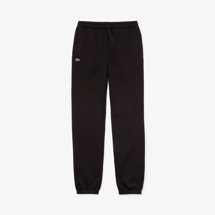 Pantalones Deportivos Lacoste SPORT Tennis in fleece Hombre Negros | DJ4-74777B7