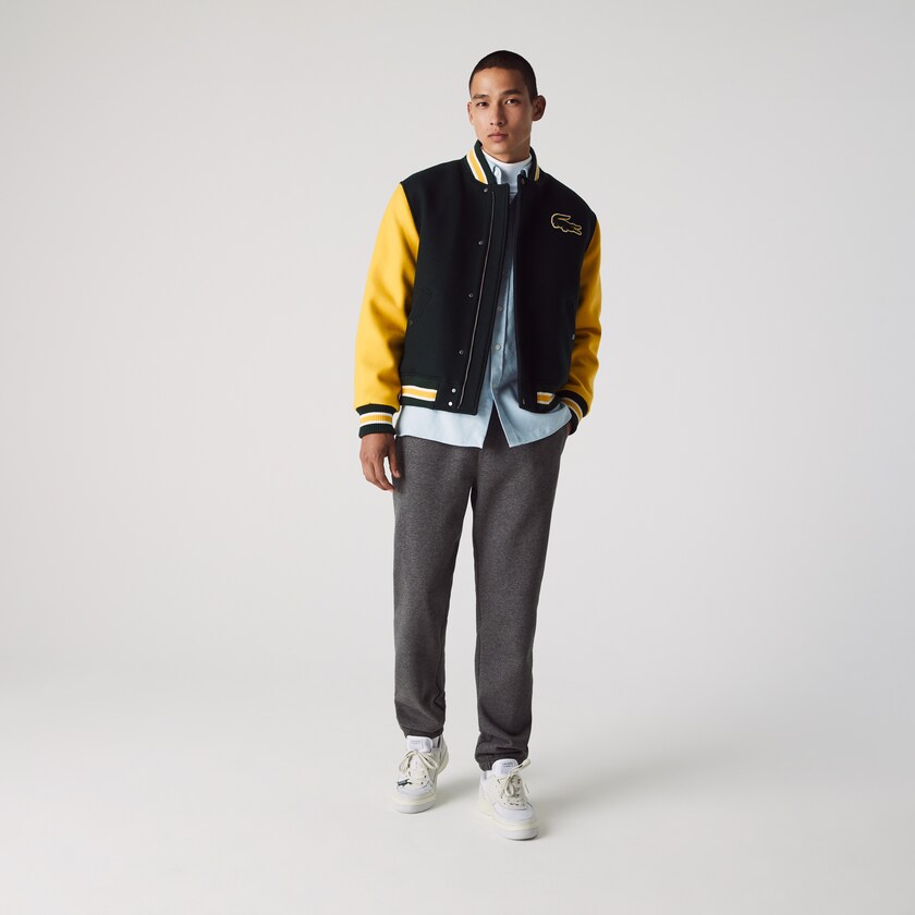 Pantalones Deportivos Lacoste SPORT Tennis in fleece Hombre Grises | HW7-39023J1