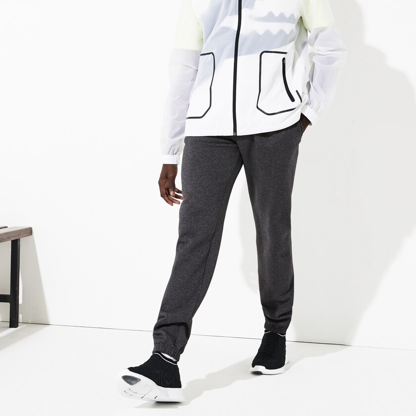 Pantalones Deportivos Lacoste SPORT Tennis in fleece Hombre Grises | HW7-39023J1