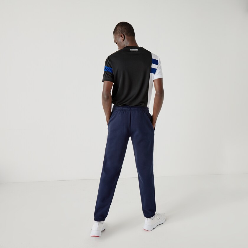Pantalones Deportivos Lacoste SPORT Tennis in fleece Hombre Azul Marino Azules | JZ8-63026Q3