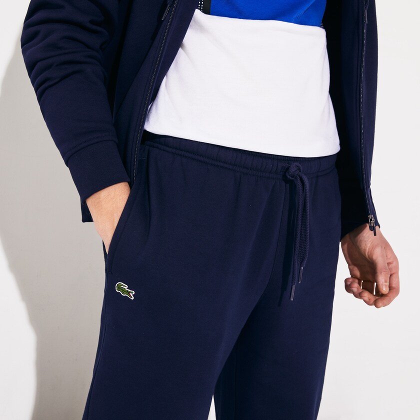Pantalones Deportivos Lacoste SPORT Tennis in fleece Hombre Azul Marino Azules | JZ8-63026Q3
