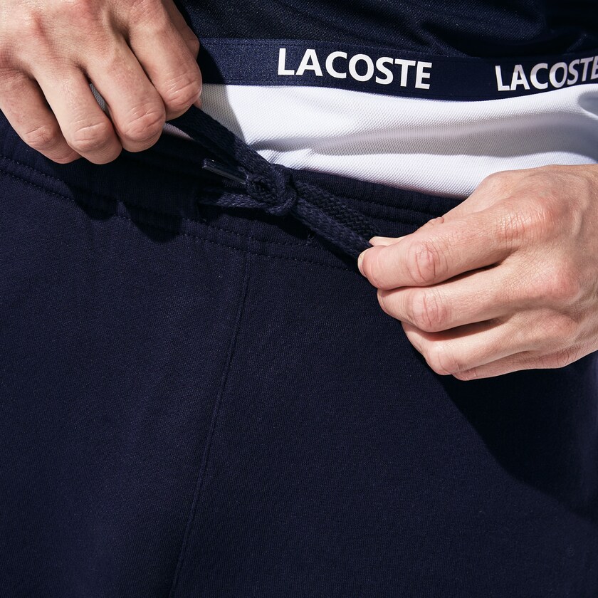 Pantalones Deportivos Lacoste SPORT Tennis in fleece Hombre Azul Marino Azules | JZ8-63026Q3
