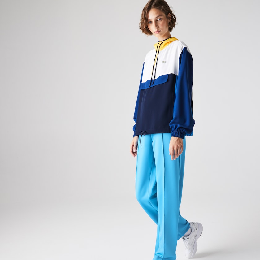 Pantalones Deportivos Lacoste Stretch Waistband Mujer Azules | TW1-27182J6