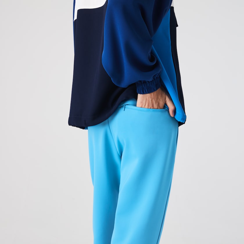 Pantalones Deportivos Lacoste Stretch Waistband Mujer Azules | TW1-27182J6