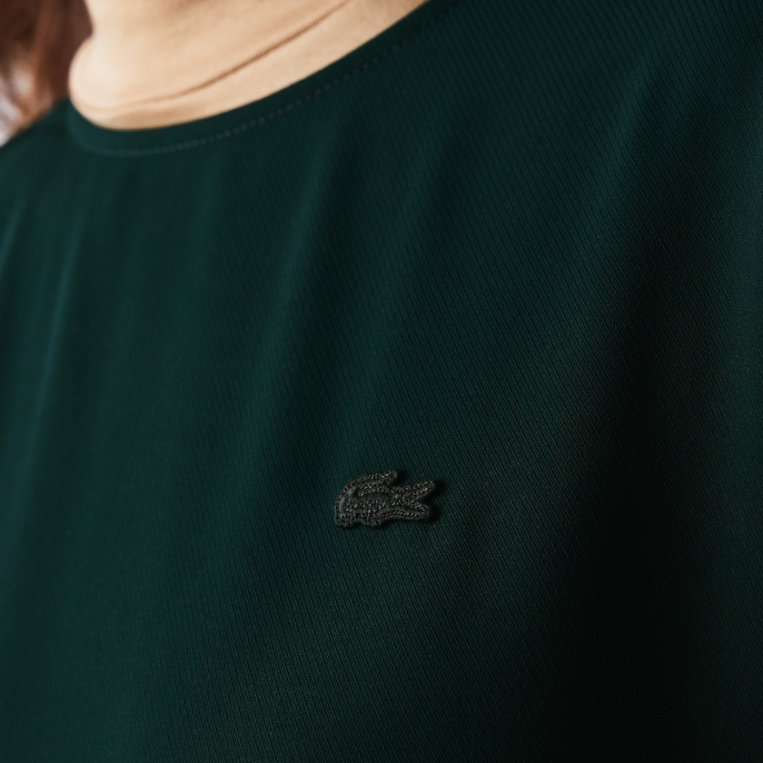 Vestido Lacoste Crew Neck Flowy Mujer Verdes | UM9-03820T3